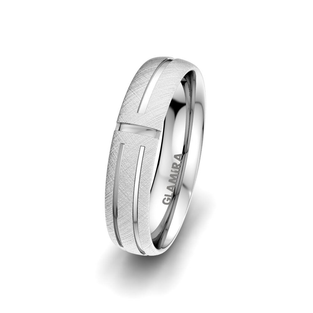 Men's Wedding Ring Unique Moon 5 mm