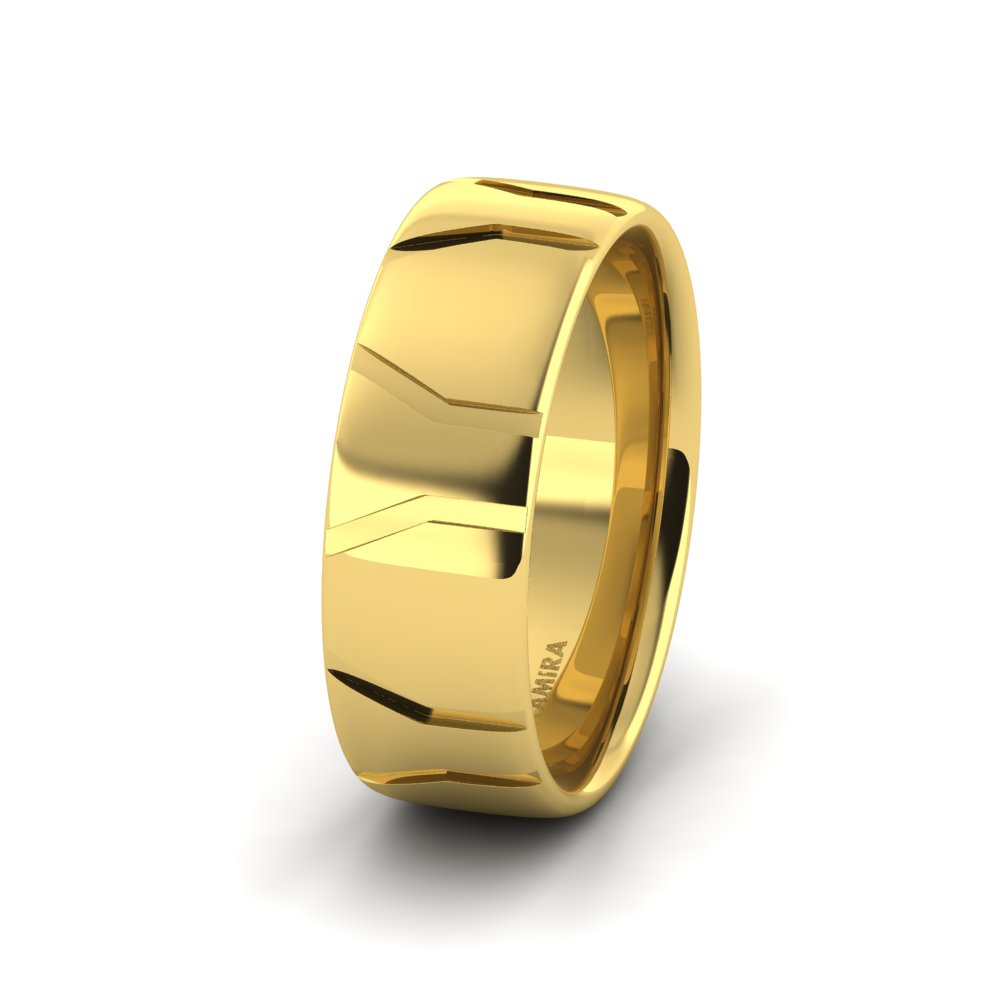 Men's Wedding Ring Peaceful Spens 8.0 mm
